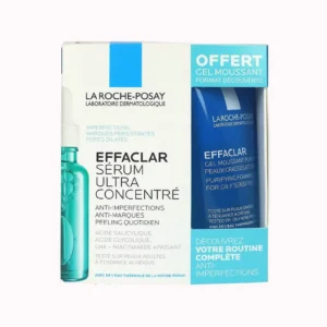 پک روتین پوستی شوینده و سرم ضد جوش افکلار لاروش پوزای