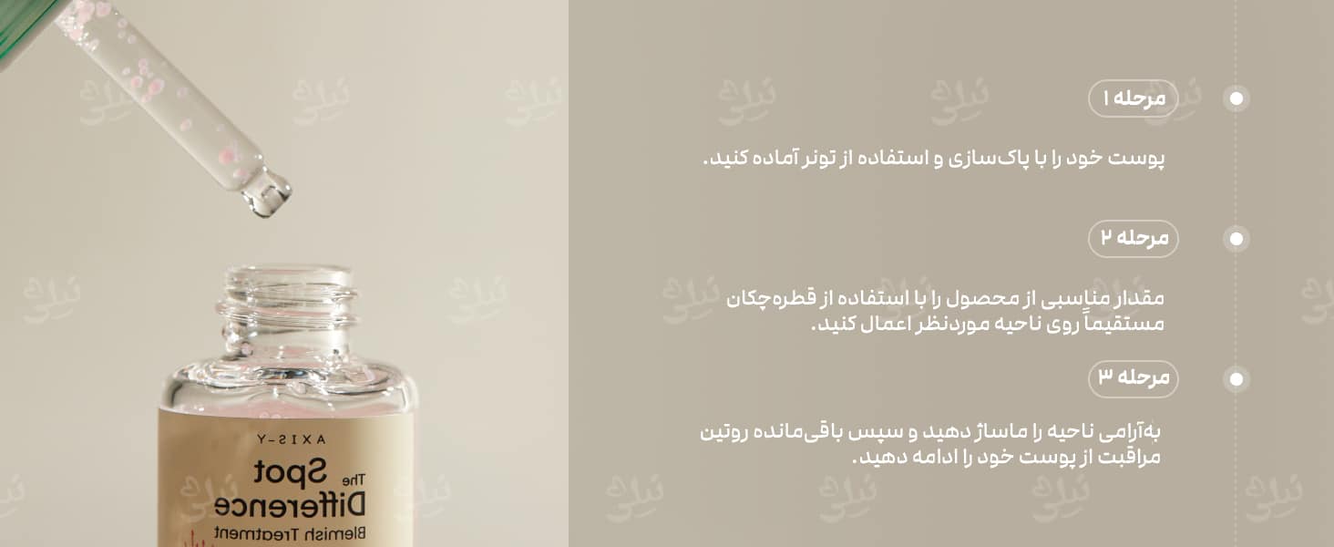 سرم ضد جوش، لک و آکنه اکسیس وای