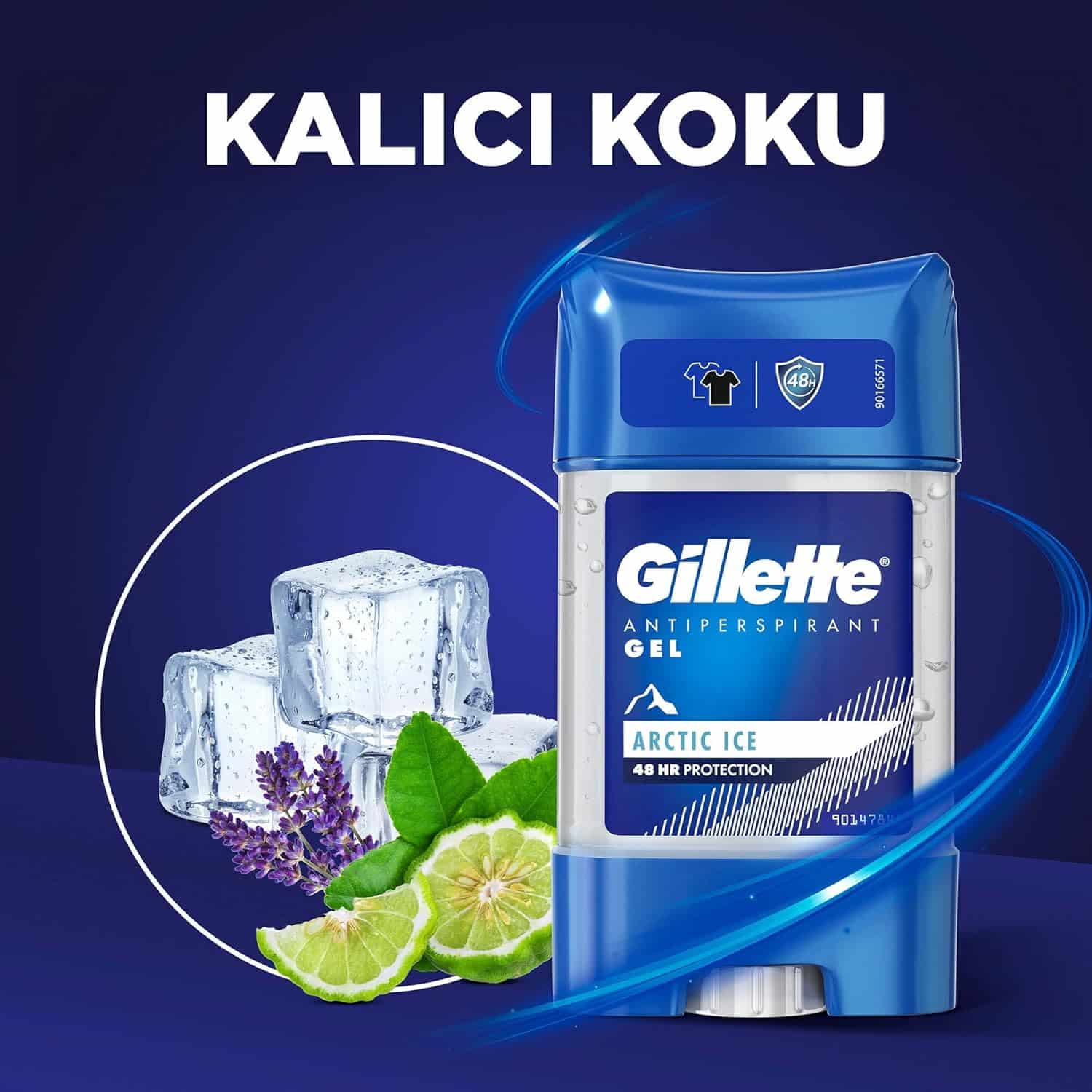 دئودورانت ژلی ضد تعریق مردانه ژیلت Arctic Ice