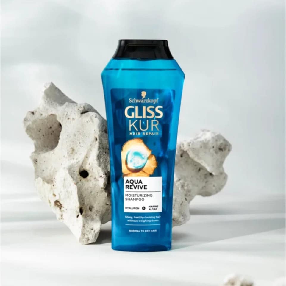 شامپو آبی گلیس مدل Aqua Revive