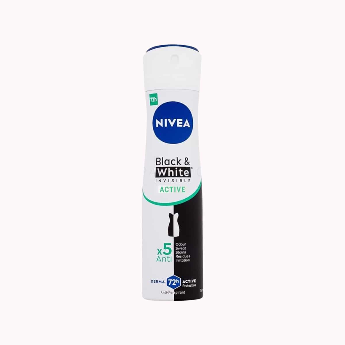 اسپری ضد تعریق نیوآ Black & White Active