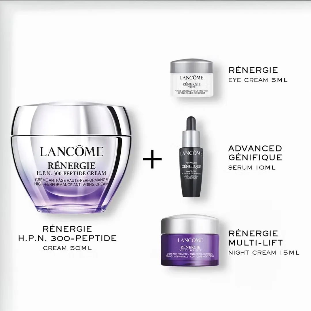 جوانسازی قدرتمند اما لطیف؛ کرم ضد پیری لانکوم Rénergie HPN 300-Peptide