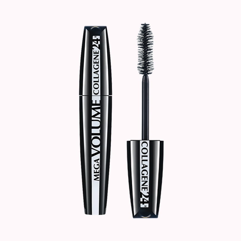 ریمل مگا ولوم کلاژن ۲۴ ساعته لورآل پاریس؛ حجم‌دهنده مژه‌ها با رنگ مشکی عمیق