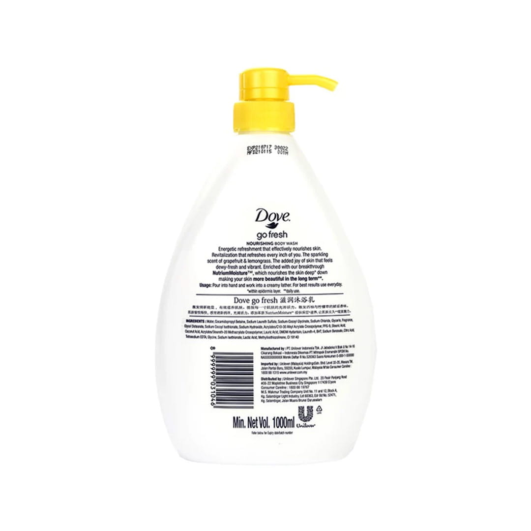 شامپو بدن داو مدل GO FRESH ENERGIZE عصاره گریپ فروت