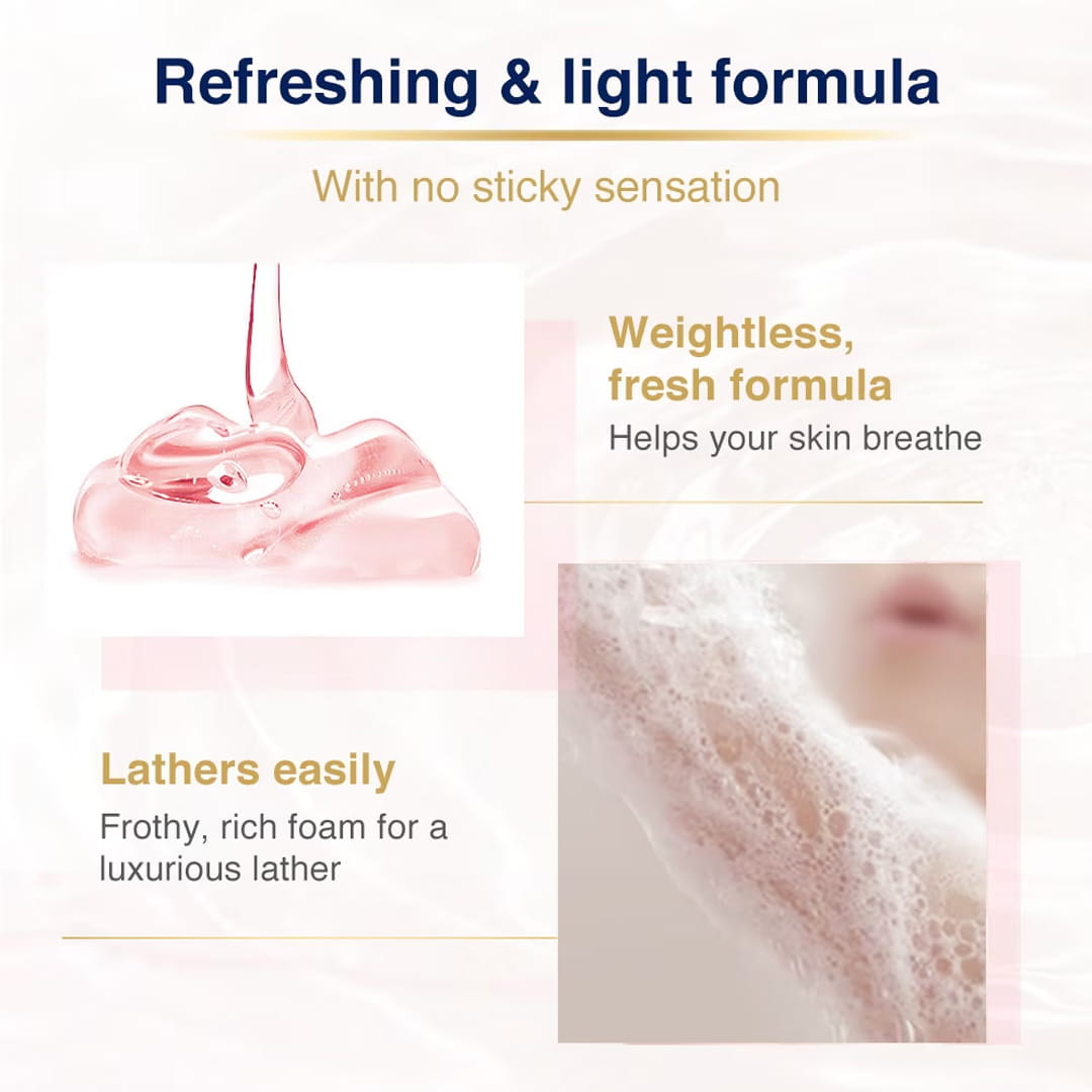 شامپو بدن داو مدل GO FRESH عصاره رز و آلوئه‌ورا