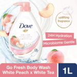 شامپو بدن داو عصاره هلو سفید مدل GO FRESH