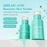 سرم آزلائیک اسید Exosome Shot مدی کیوب در دو نسخه 2000 و 7500 با فرمول سبک برای مراقبت از بافت، قرمزی و ظاهر پوست.