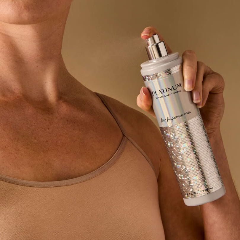 بادی میست بث اند بادی مدل Platinum Fine Fragrance Mist