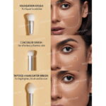 Sheglam Glam 101 Face Essentials Brush Set With Bag